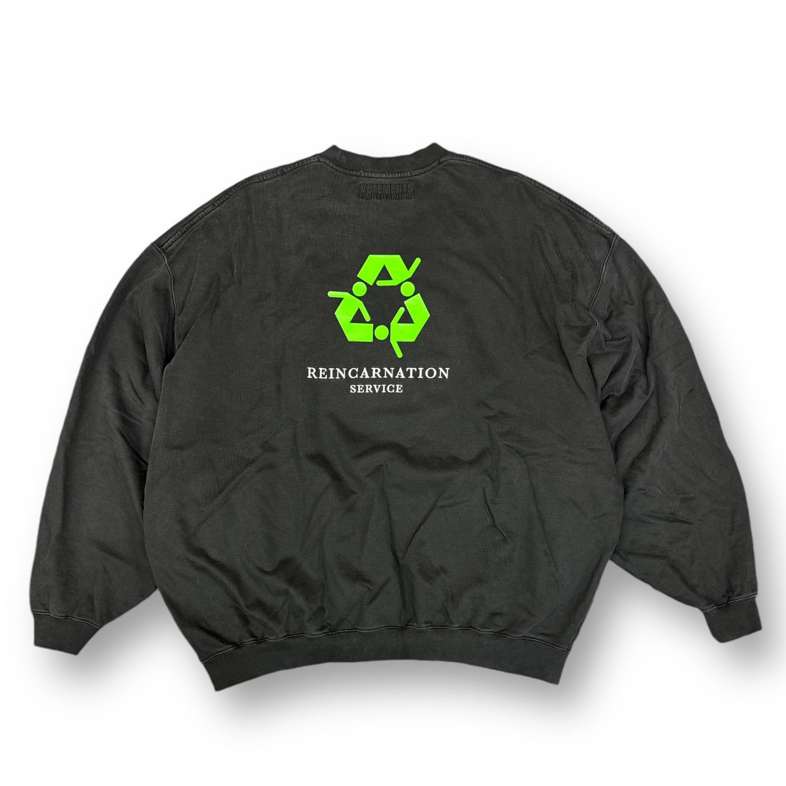 VETEMENTS 23SS Not Doing Crewneck Sweat ノットドゥーイング VETEMENTS 23SS Not Doing Crewneck Sweat ノットドゥーイング