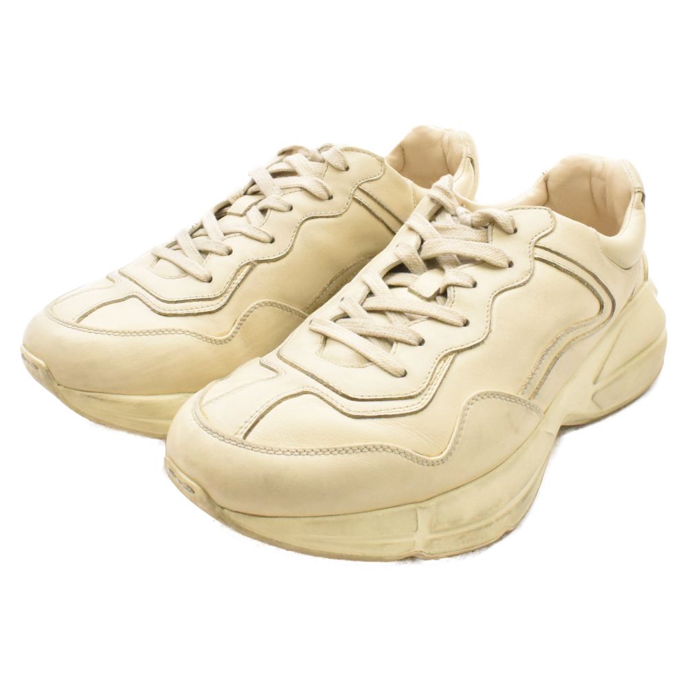 GUCCI (グッチ) Rhyton Leather Sneaker 498916 ライトンレザー