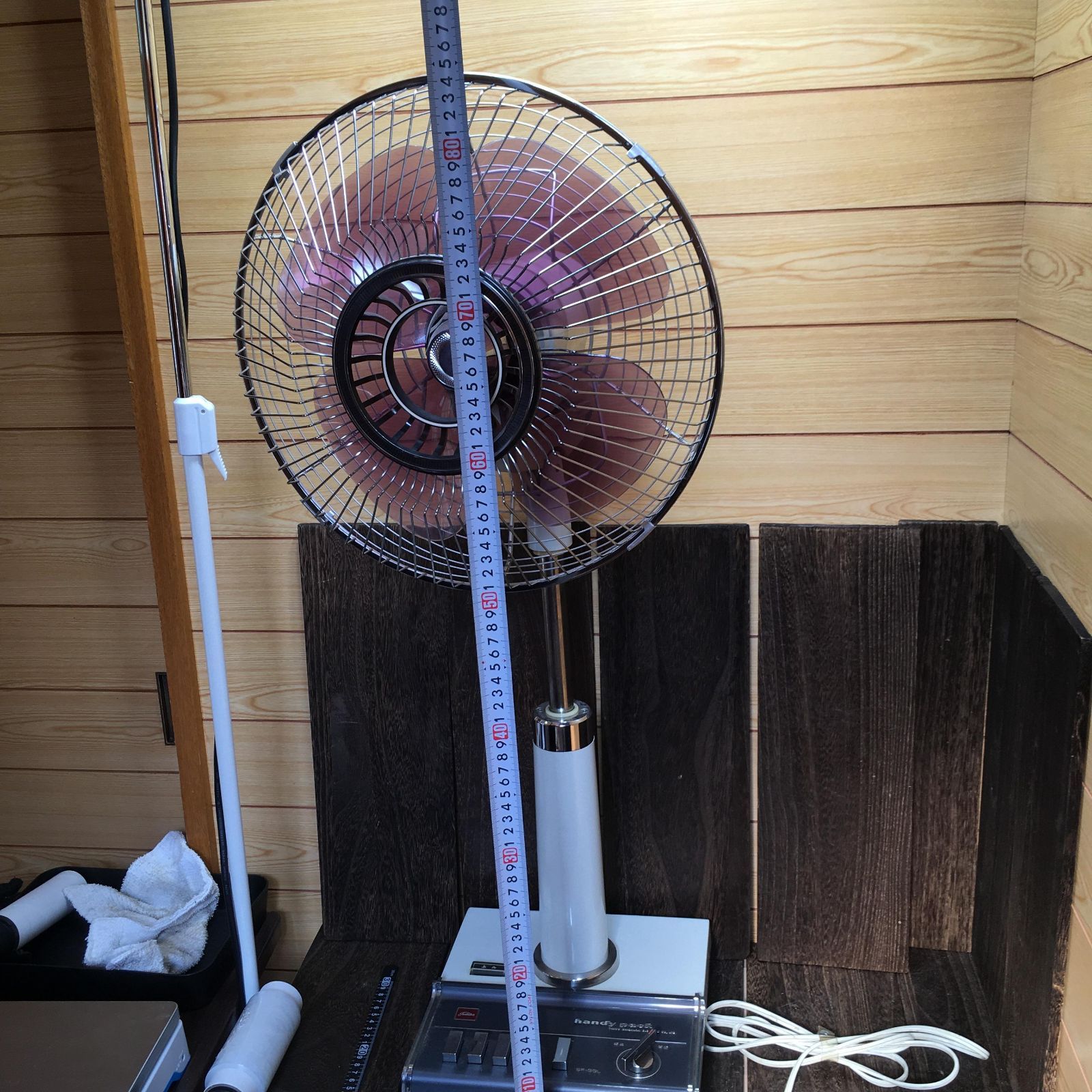TOSHIBA 東芝 昭和レトロ 扇風機 アンティーク レトロ扇風機 4枚