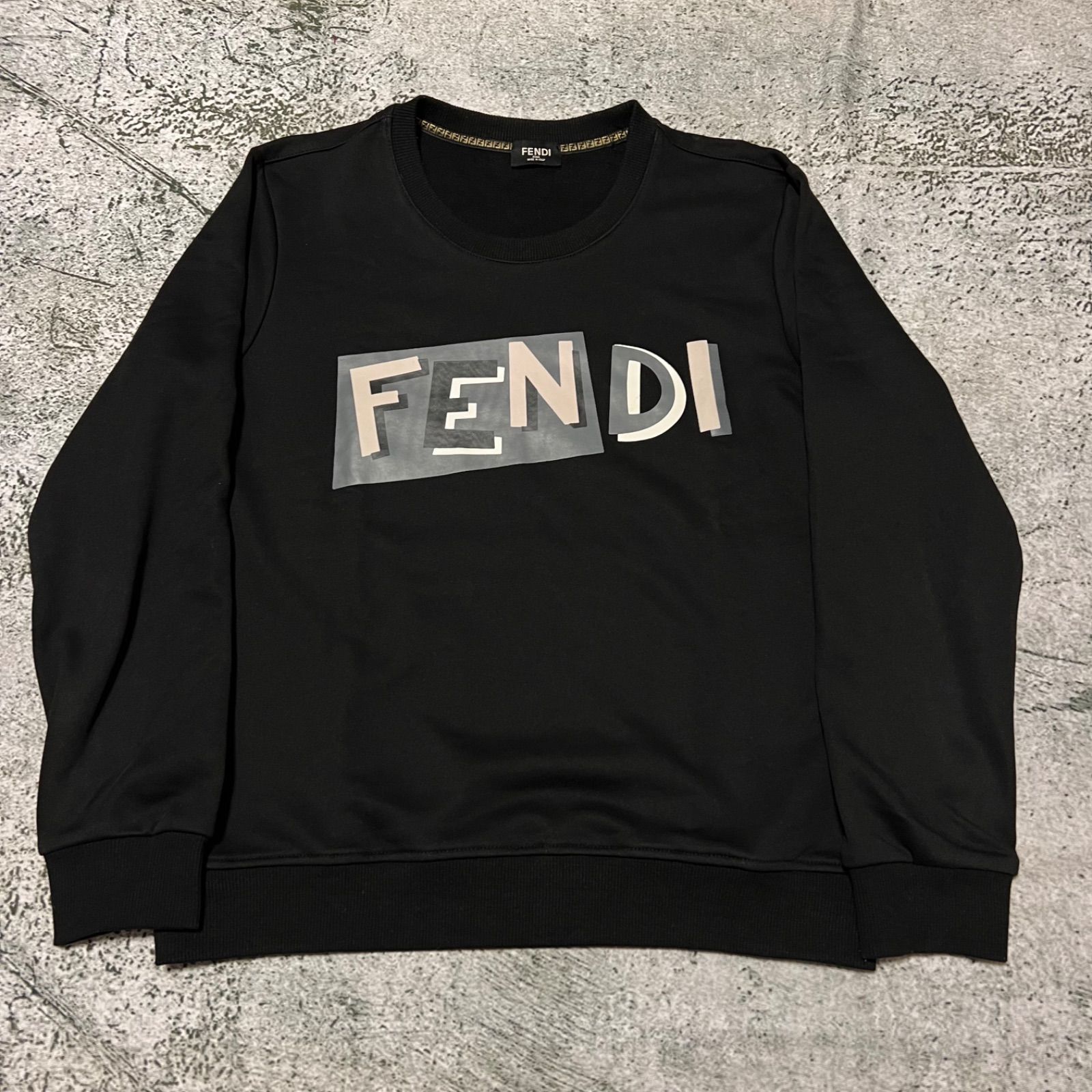 レア 限定 FENDI フェンディ スウェット Nissy 西島隆弘 着用 ブラック