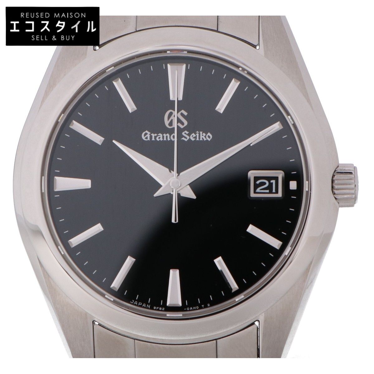 Grand Seiko グランドセイコー SBGV223 ヘリテージコレクション 黒文字盤 SS クオーツ
