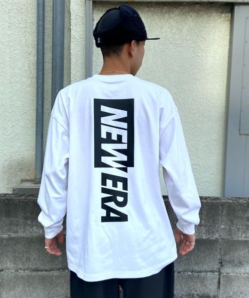 【ムラスポ公式】NEW ERA ニューエラ 13697253 メンズ 長袖 Tシャツ バックプリント KK1 B27