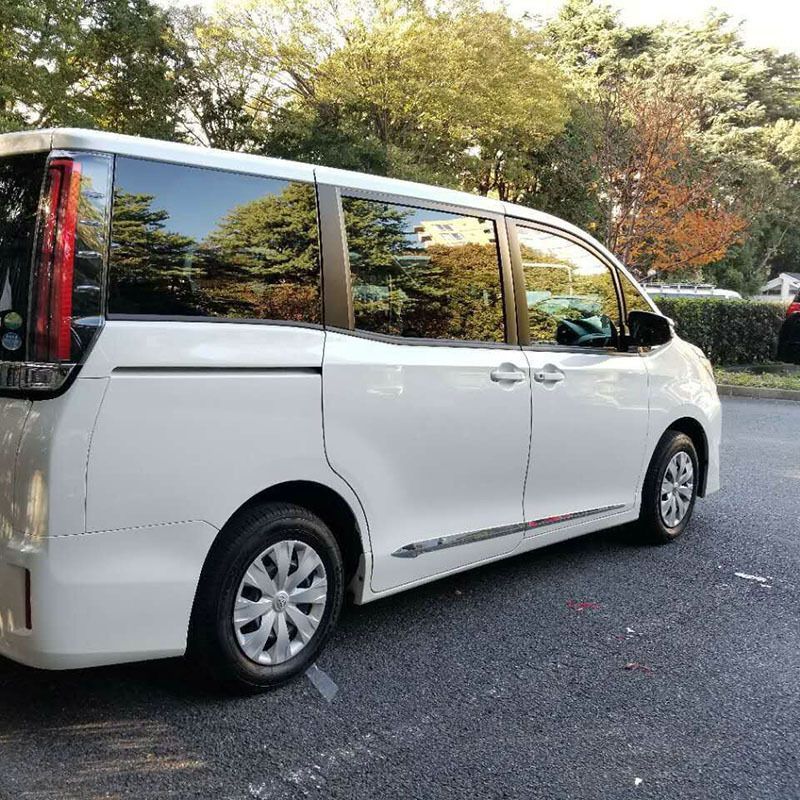 トヨタNOAH VOXY用車体装飾モール ドアエッジガード 4点セット ABS電鍍仕上げ｜ドアモールステッカー