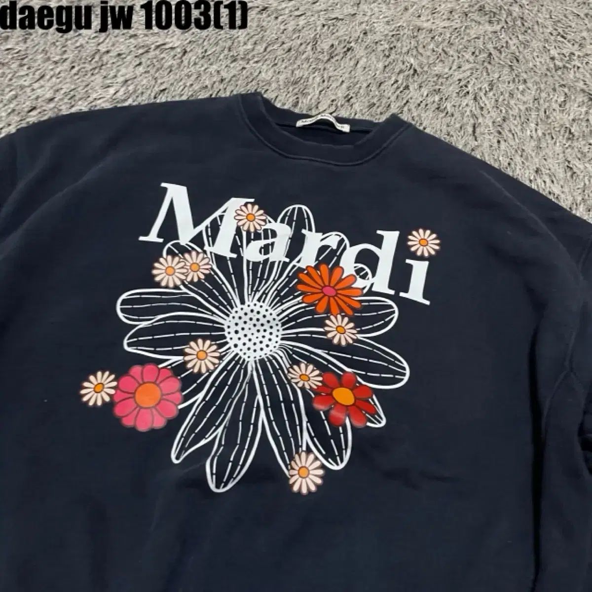 Mardi Mercredi(マルディメクルディ) トレーナー L Mardi フラワー