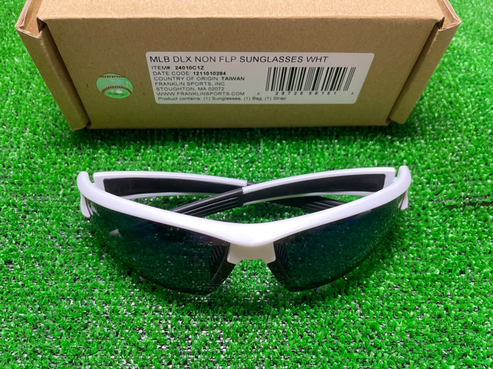 フランクリンバッティンググローブ サングラス ホワイト(フリップ) フランクリンバッティンググローブ サングラス ホワイト