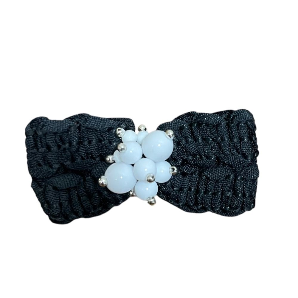 美品 Rene ルネ リボン ハート フラワー ミンクファー ブローチ