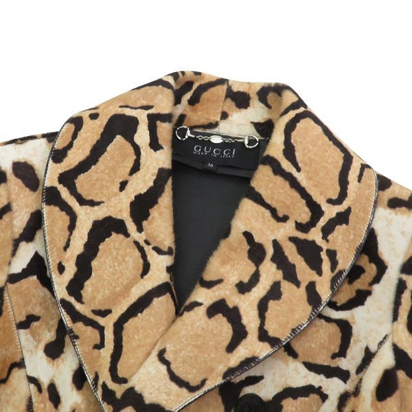 極美品】 最高級レア GUCCI グッチ レザー チェスター コート 36 