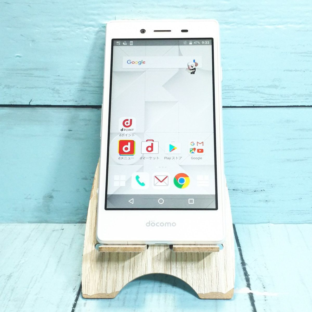 【送料無料】docomo MONO MO-01J ホワイト White 本体 白ロム SIMロック解除済み SIMフリー 694644