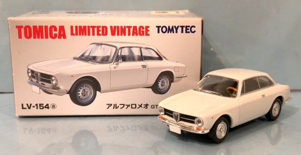 トミーテック TOMICA LIMITED VINTAGE アルファロメオ GT1300J 白 LV154a
