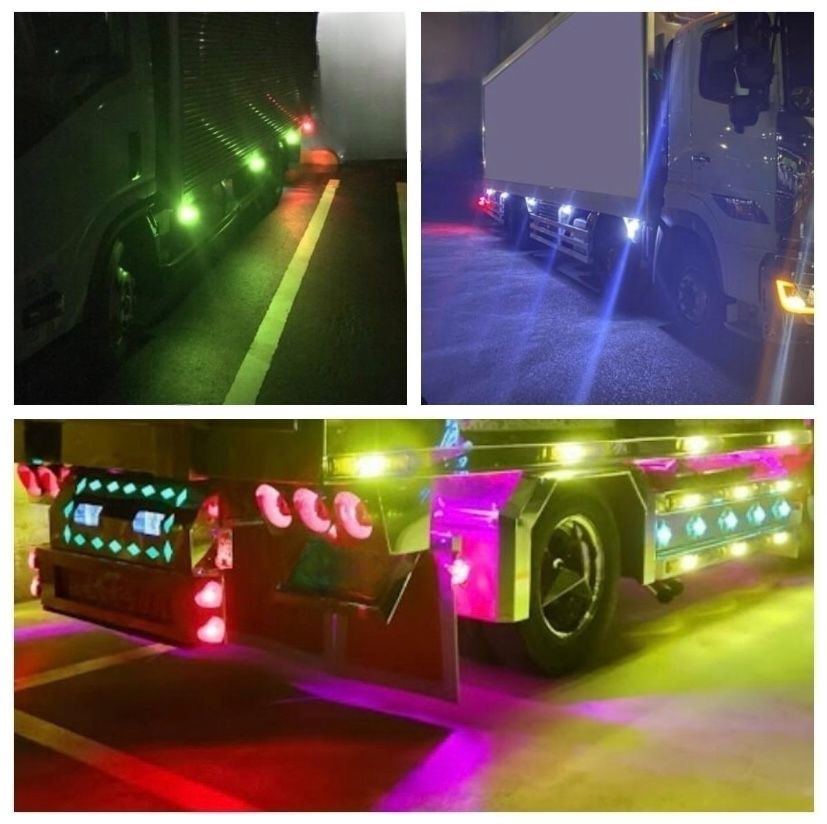 輝屋 24V専用 トラック デコトラ 角型マーカー等用 BA15Sシングル LED球 10個セット - メルカリ