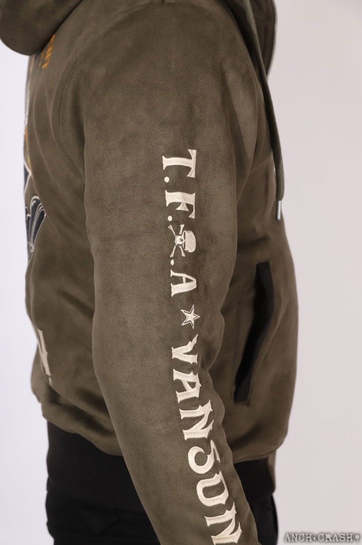 VANSON クローズ WORST デスラビット ZIPパーカー CRV-2508 バンソン