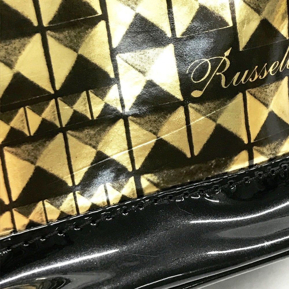 RUSSELUNO ラッセルノ カートバッグ 総柄 ゴールド系