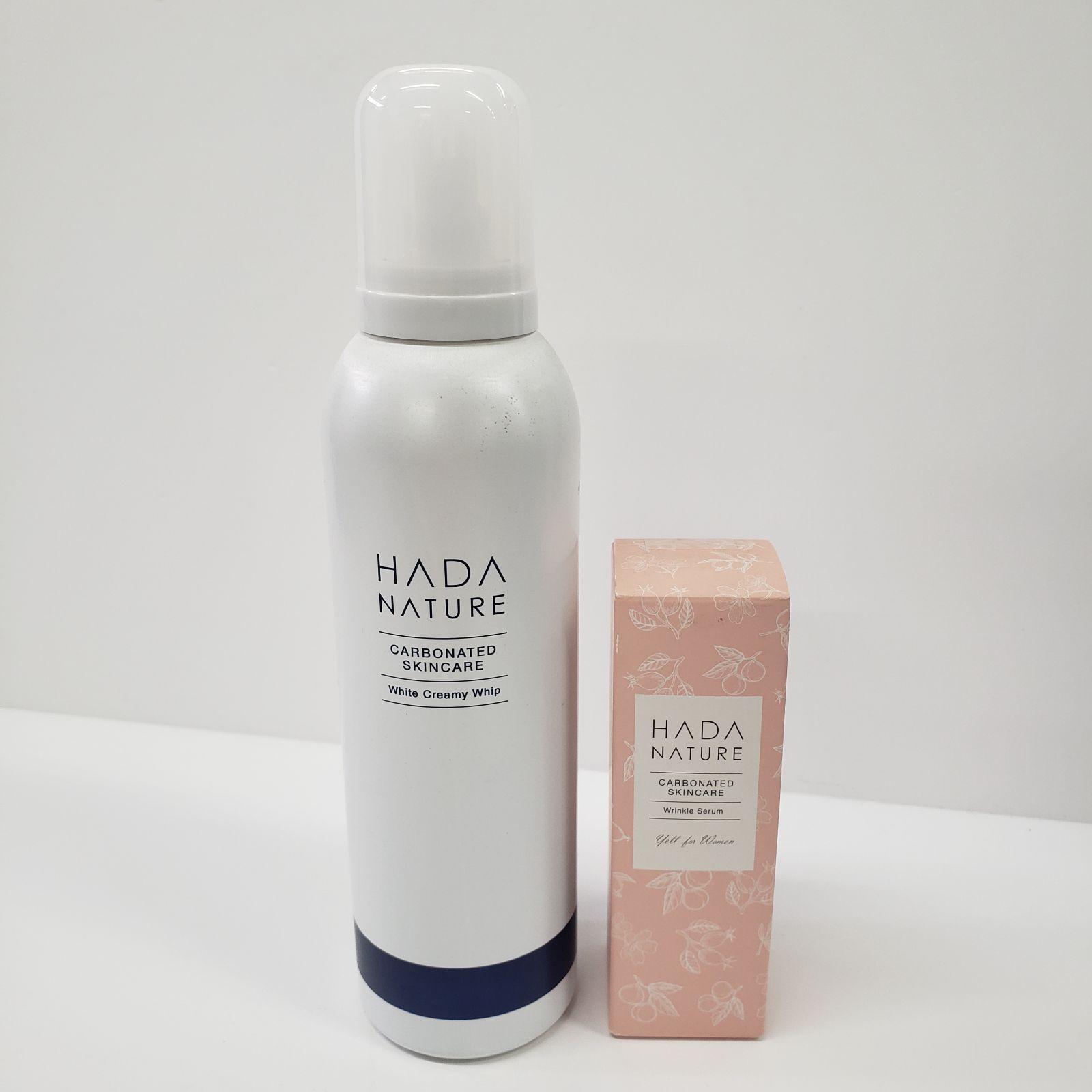 HADA NATURE 炭酸スキンケア シワセラム クリーミーホイップ 肌