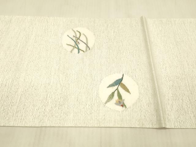 九寸開き名古屋帯 夏虫