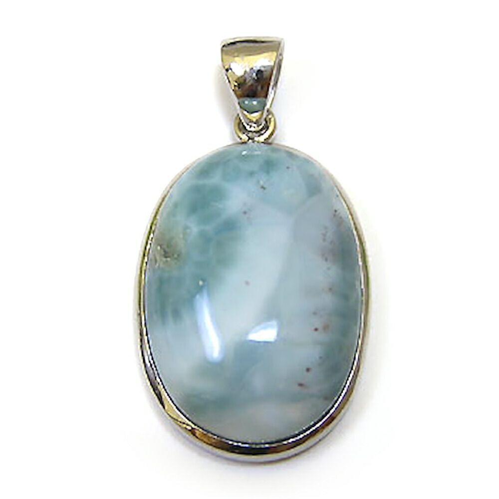 高級品 ラリマー使用 パワーストーンのペンダントトップ 三大