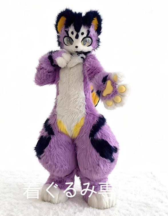 kig 猫 着ぐるみヘッド 全頭ヘッド ケモノ ファースーツ ぬいぐるみ コスプレ コスチューム kigurumi 一点物