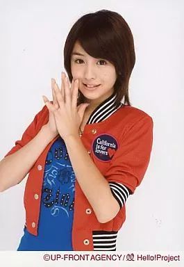 中古】生写真(ハロプロ) Berryz工房/菅谷梨沙子/上半身・衣装赤