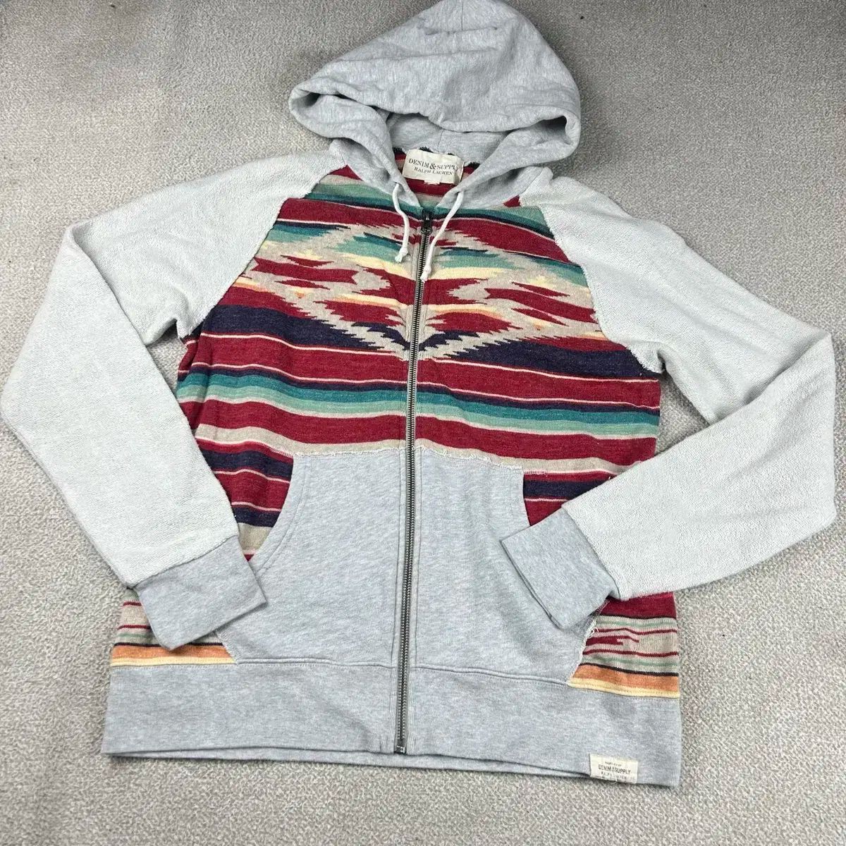【雷市場（ポンジャン）商品韓国直送】 デニムサプライ Ralph Lauren(ラルフローレン) フード付き ジップアップパーカー M （ 175 ／ 96 ）