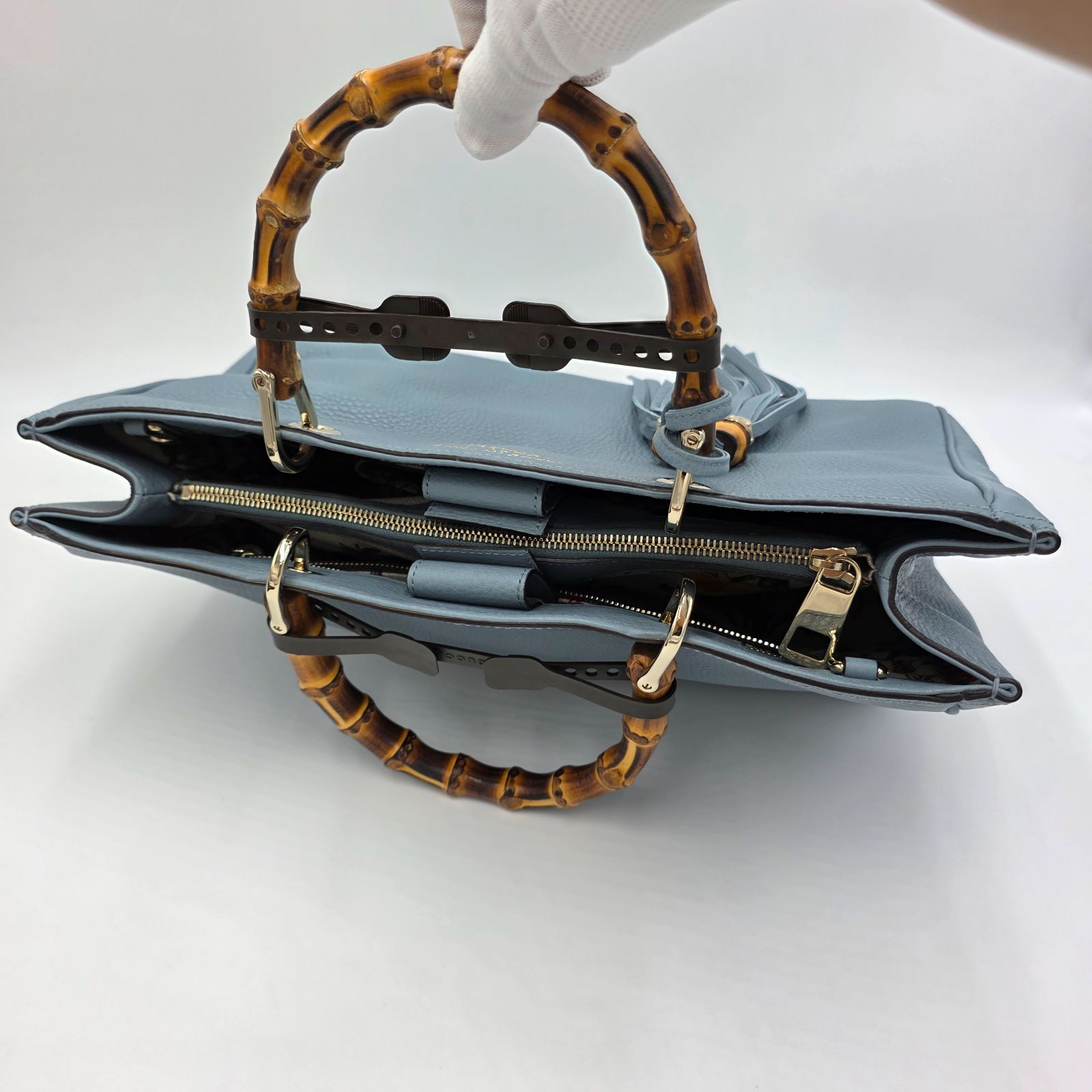 限定品★グッチ バンブーショッパースモールバッグ 日本50周年ハンドバッグ 中古/AB】50周年限定 GUCCI グッチ バンブー ショッパー