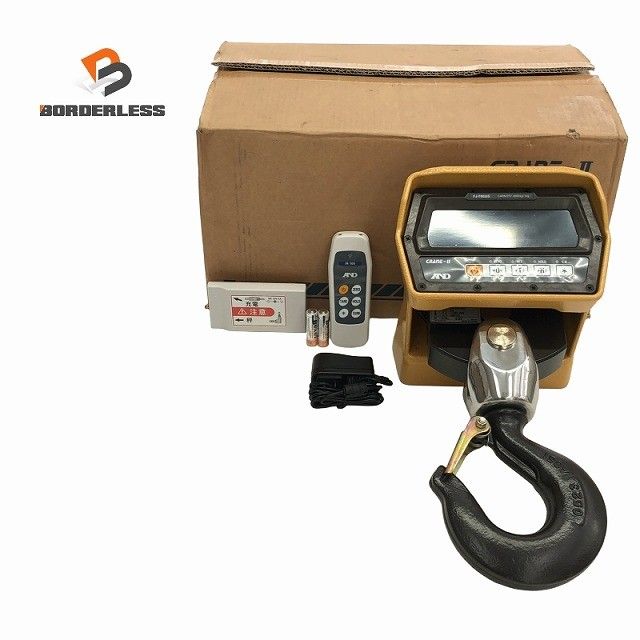 ♥品 A＆D エアンドデイ 防塵 防水クレーンスケール FJ-T002iS 2000Kg 吊はかり ホイストスケール 計量器116813