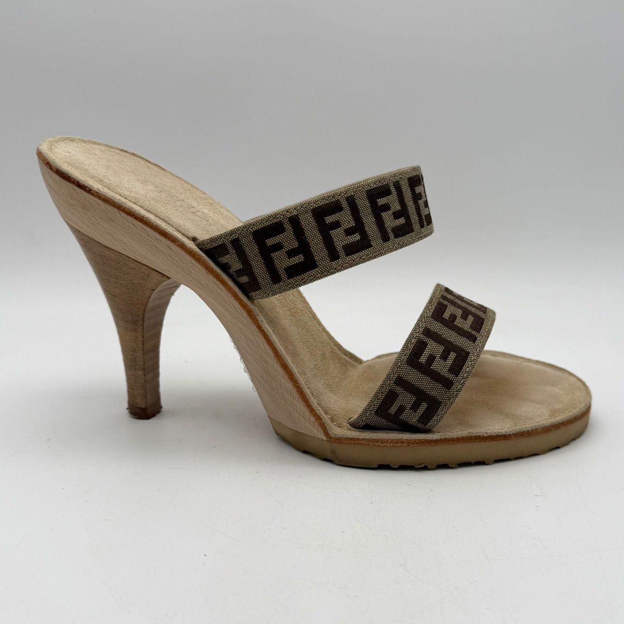 ☆ FENDI フェンディ サンダル ミュール ズッカ柄 あ250610-1
