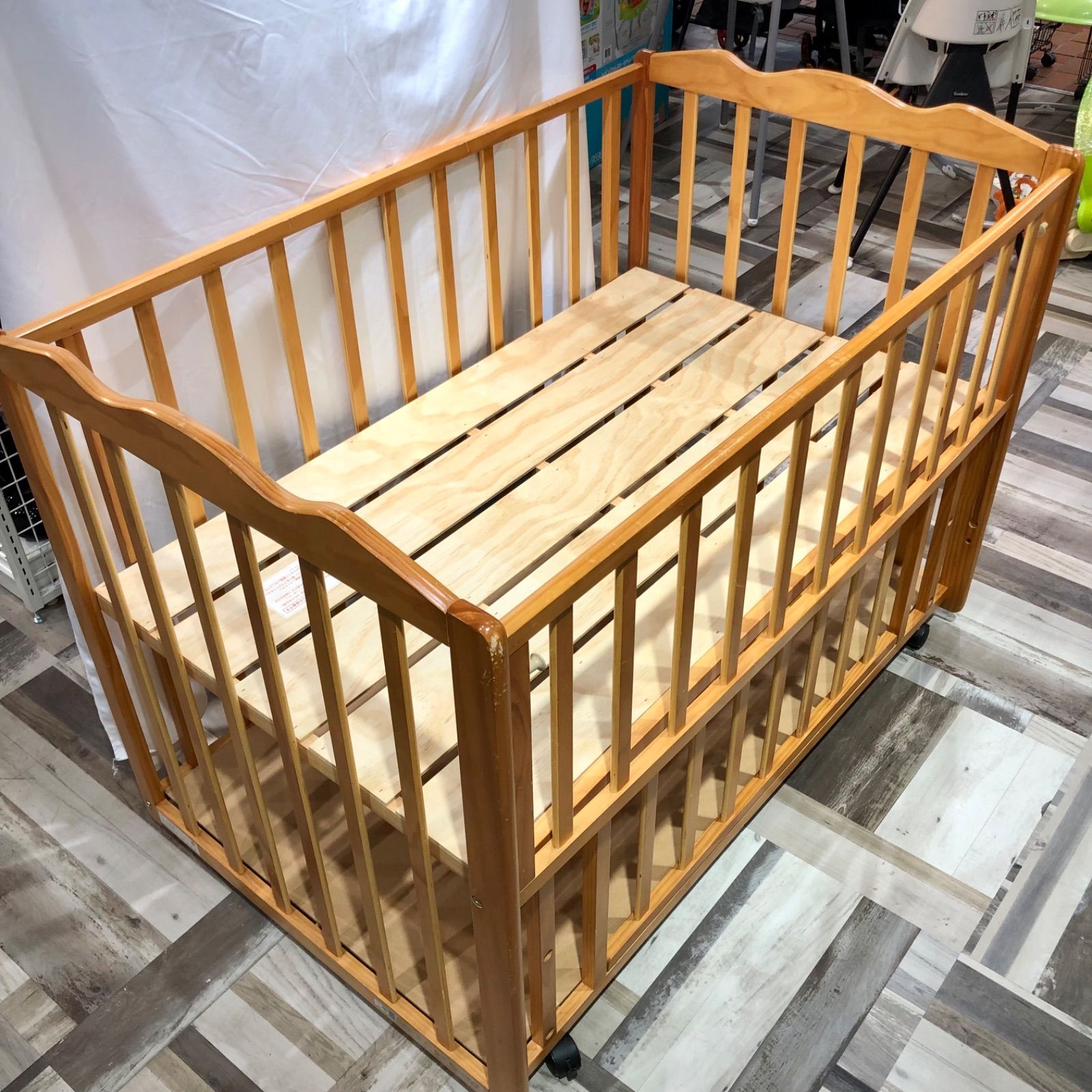 大和屋　yamatoya　リプラ　すのこベビーベッド　Repra Baby Cot　ベビー寝具　敷布団セット