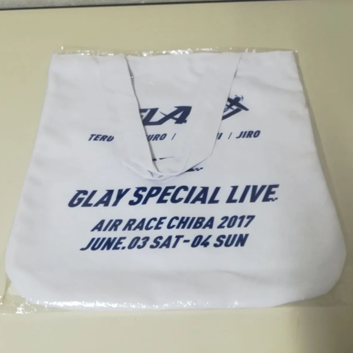 【未開封品】GLAY トートバッグ Red Bull Air Race Chiba 2017年6月開催 千葉幕張公園スペシャルコンサート 記念バック　2109