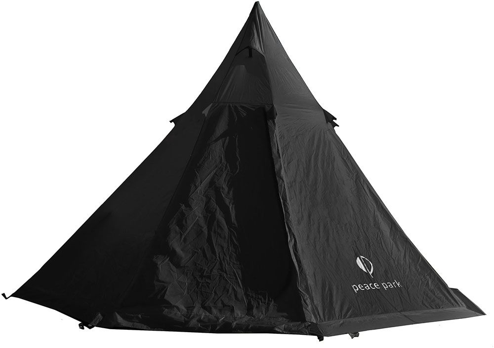ピースパーク peace park アウトドア ティピーテント PP2025 BLACK