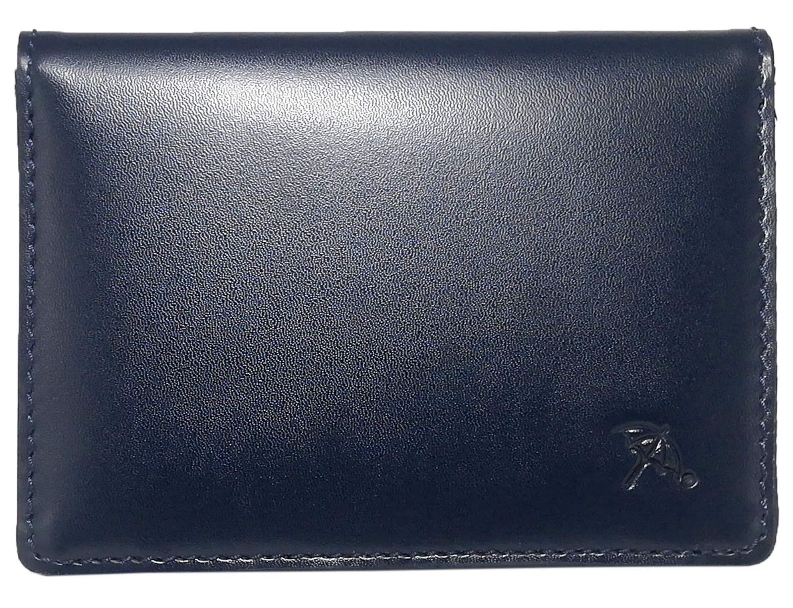 [アーノルドパーマー] 名刺入れ メンズ 財布 牛革 本革 光沢感 APT-3489 (navy)