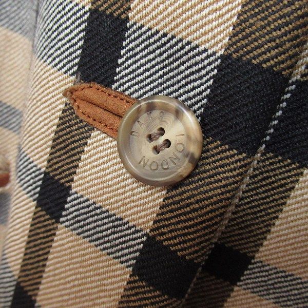 ダックス DAKS ジャケット テーラードジャケット チェック ロゴ