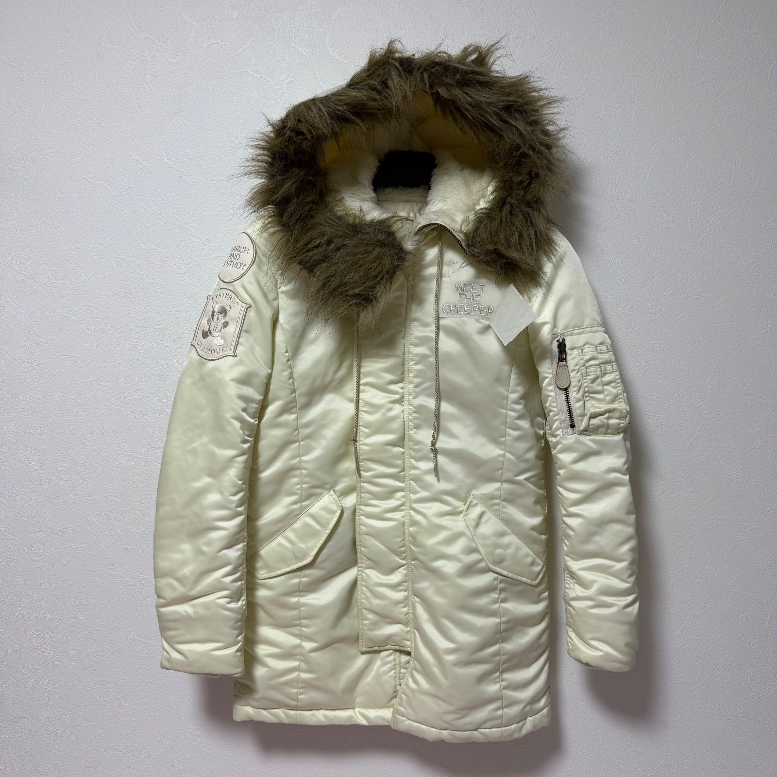 Hysteric ヒステリックグラマー　N-3B フライトジャケット　中綿 ヒステリックグラマー N-3B フライトジャケット 中綿コート - メルカリ