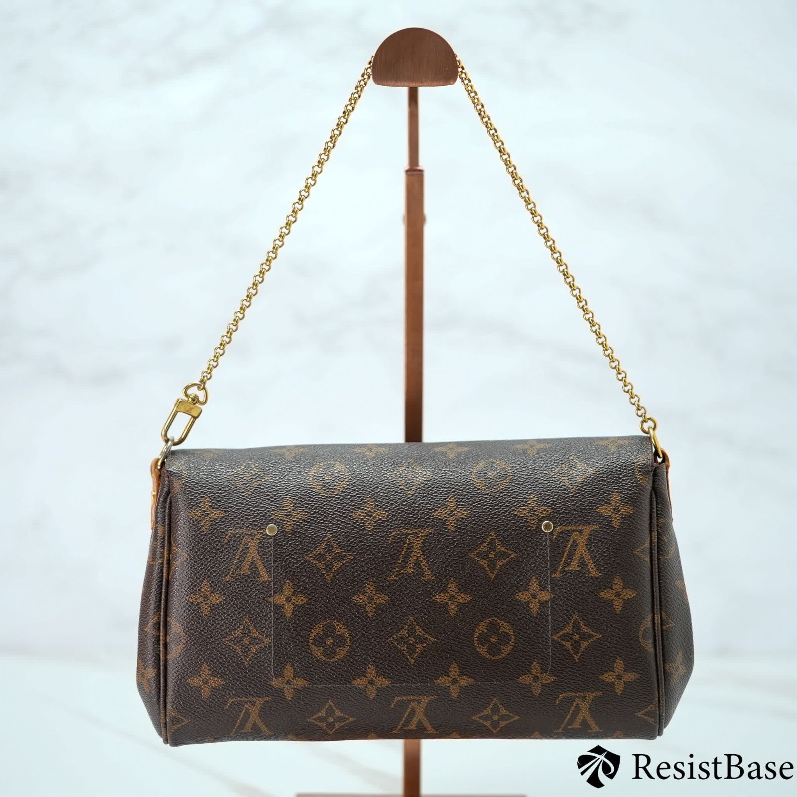 ルイ・ヴィトン モノグラム フェイボリット MM 茶系 マロン ブラウン  