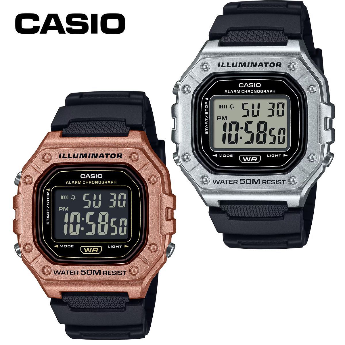 CASIO カシオ 日本未発売モデル スクエアケース 新品未使用 CASIO