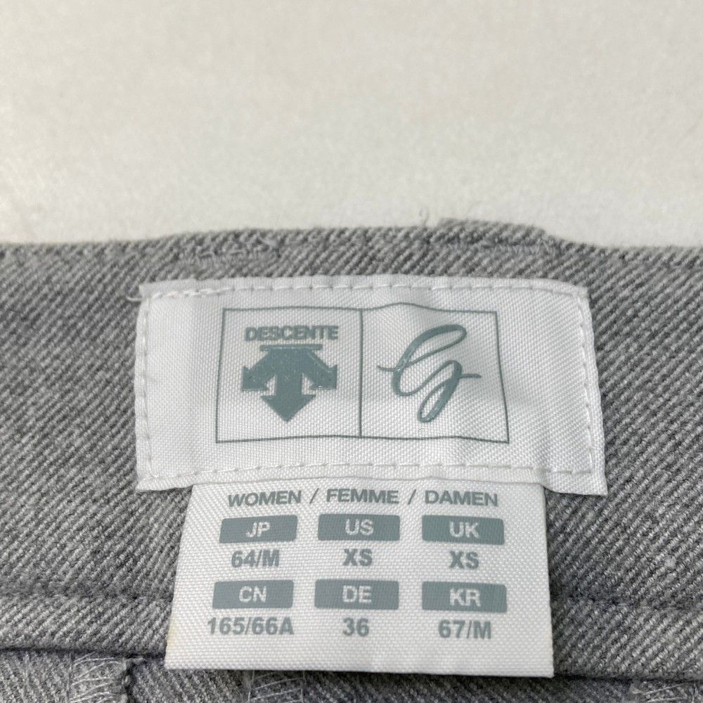 サイズ：M DESCENTE GOLF デサントゴルフ  ストレッチスカート  グレー系 [240101378619] ゴルフウェア レディース ストスト DESCENTE GOLF デサントゴルフ ストレッチスカート グレー系
