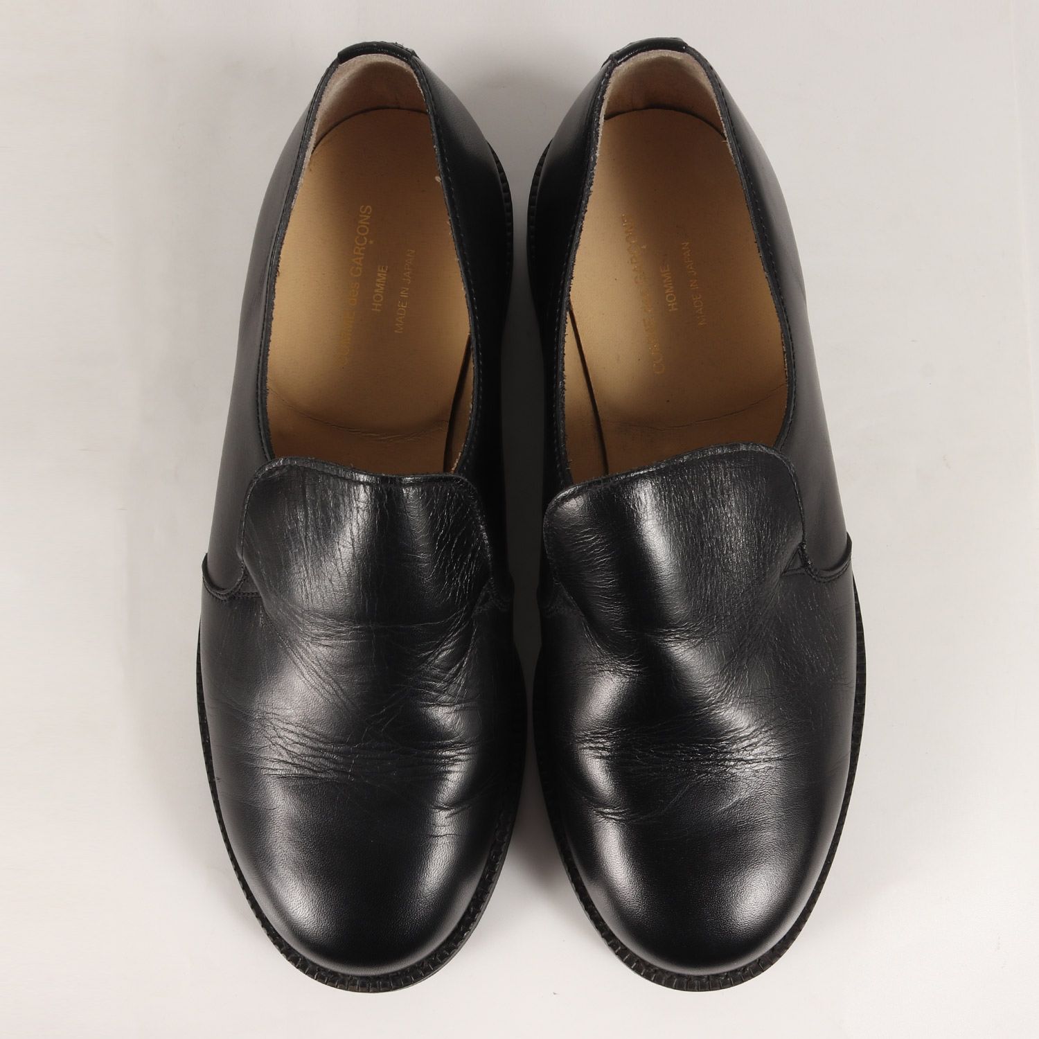 comme des garcons homme ローファー 黒 COMME des GARCONS HOMME コム デ ギャルソン サイズ:25.5cm