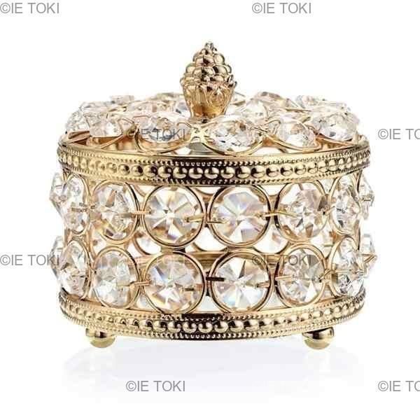 新品?未使用】クリスタルトラケットオーガナイザーボックス，リング