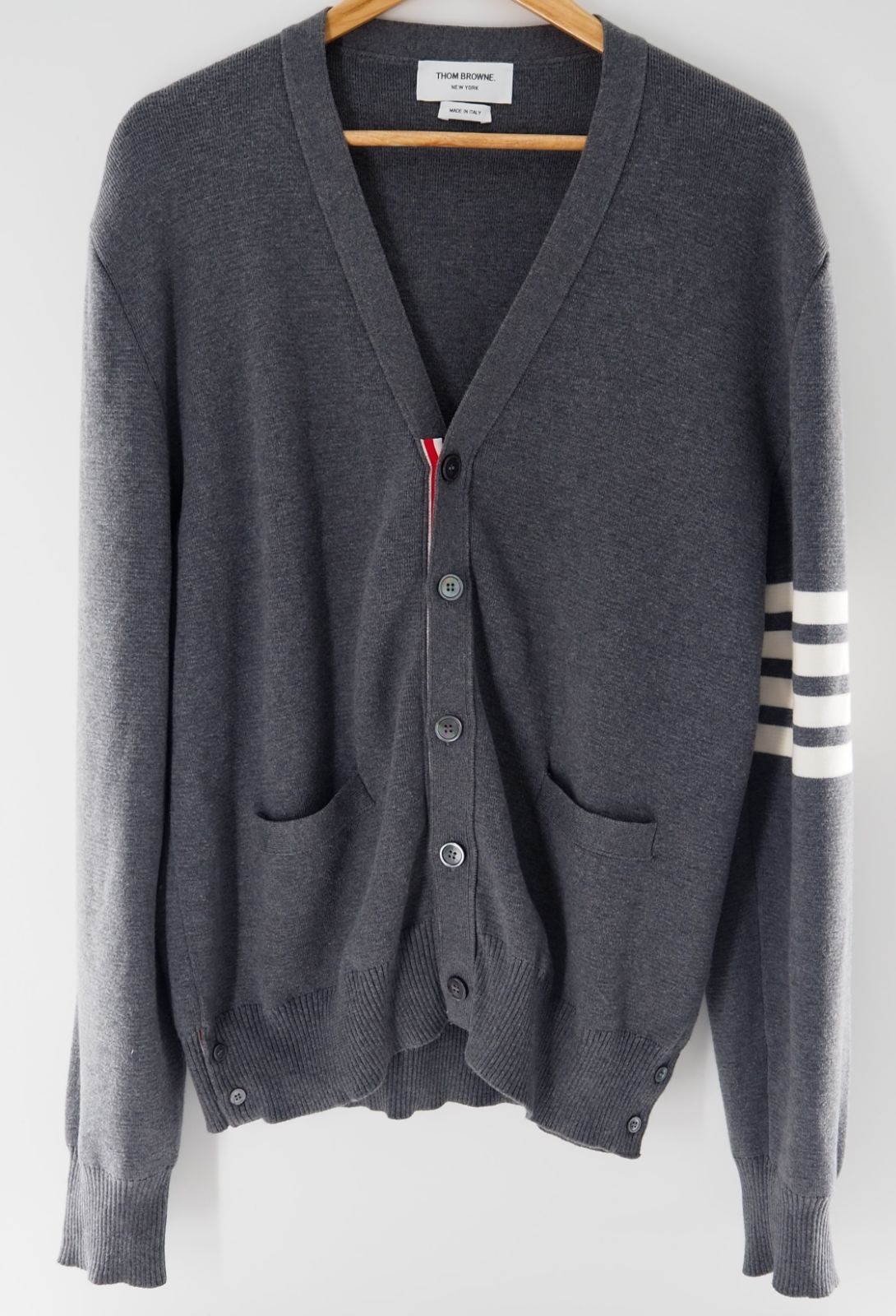 THOM BROWNE/トムブラウン 4bar ミラノステッチ カーディガン