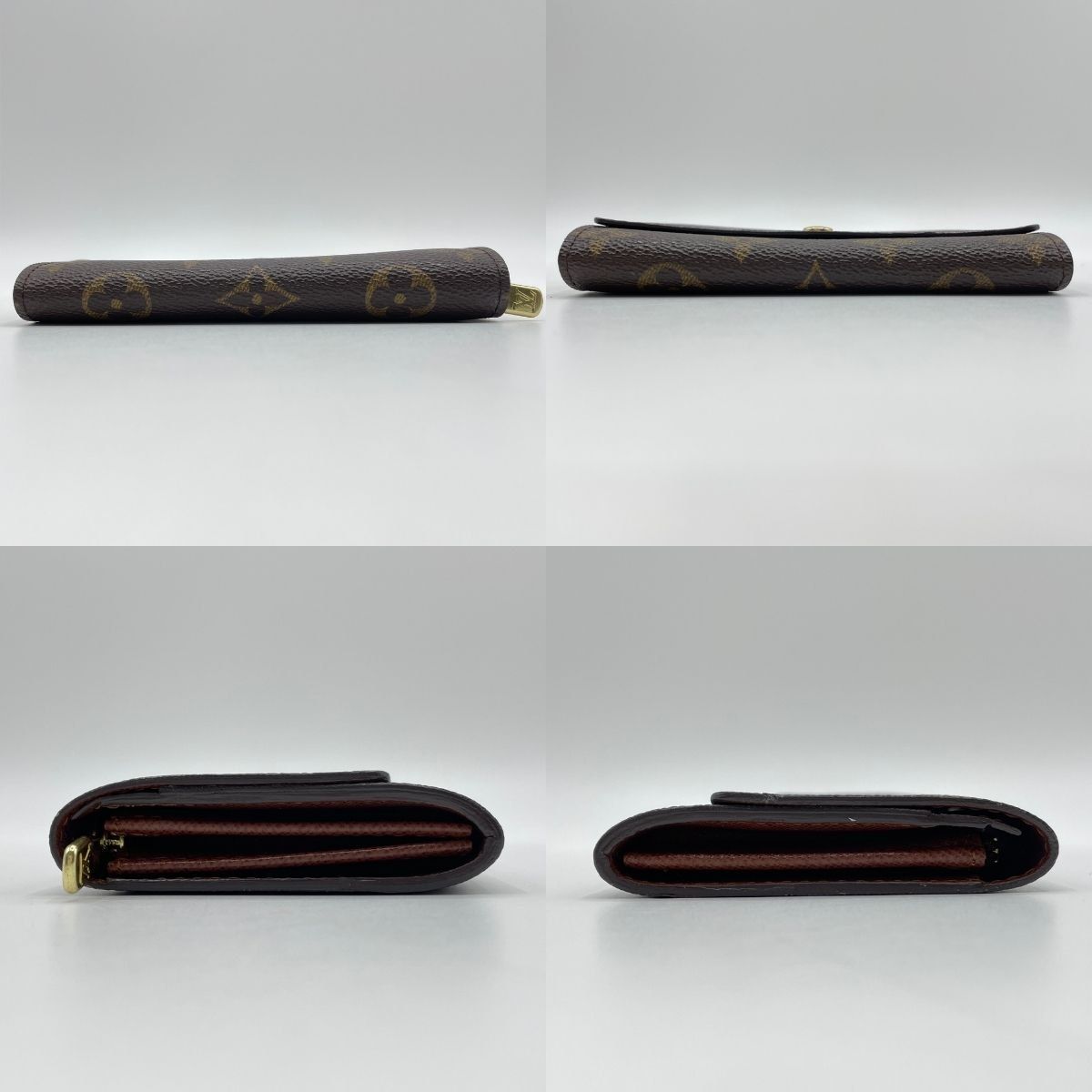 Louis Vuitton ルイヴィトン ポルトモネジップ M61735 モノグラム 二  