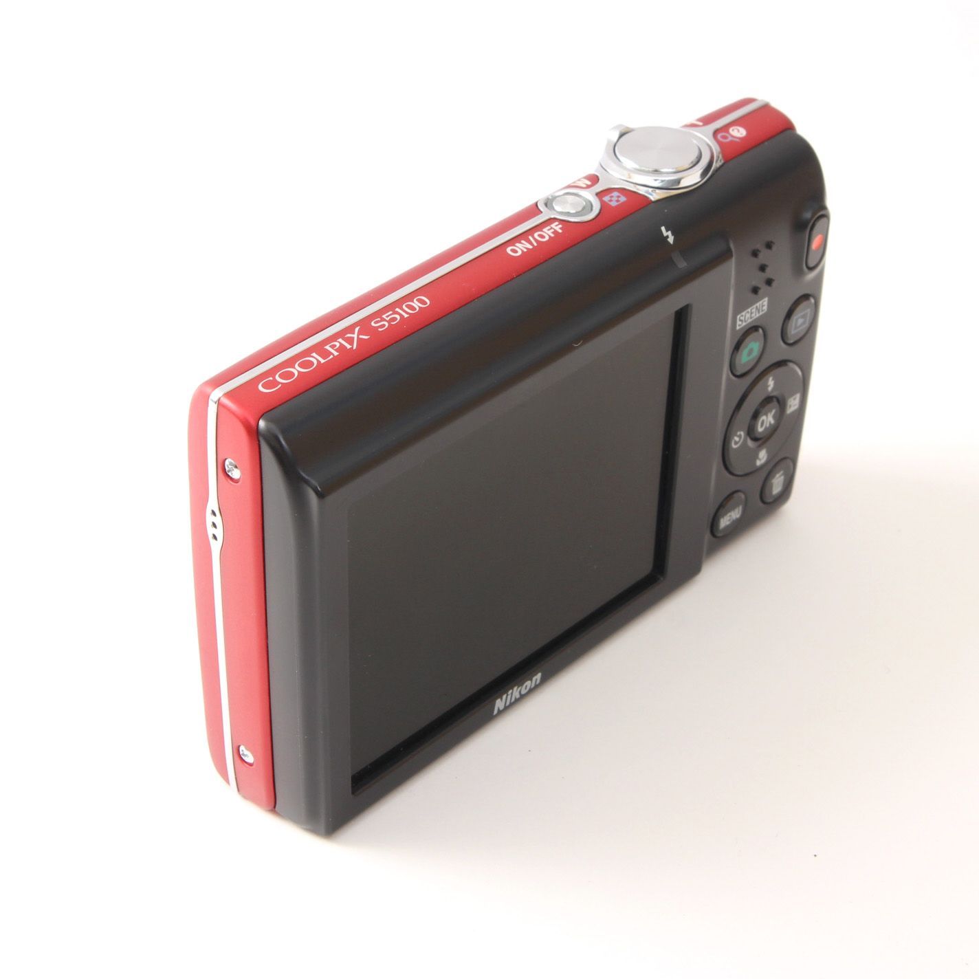 Nikon ニコン COOLPIX S5100 レッド コンパクトデジタルカメラ - メルカリ