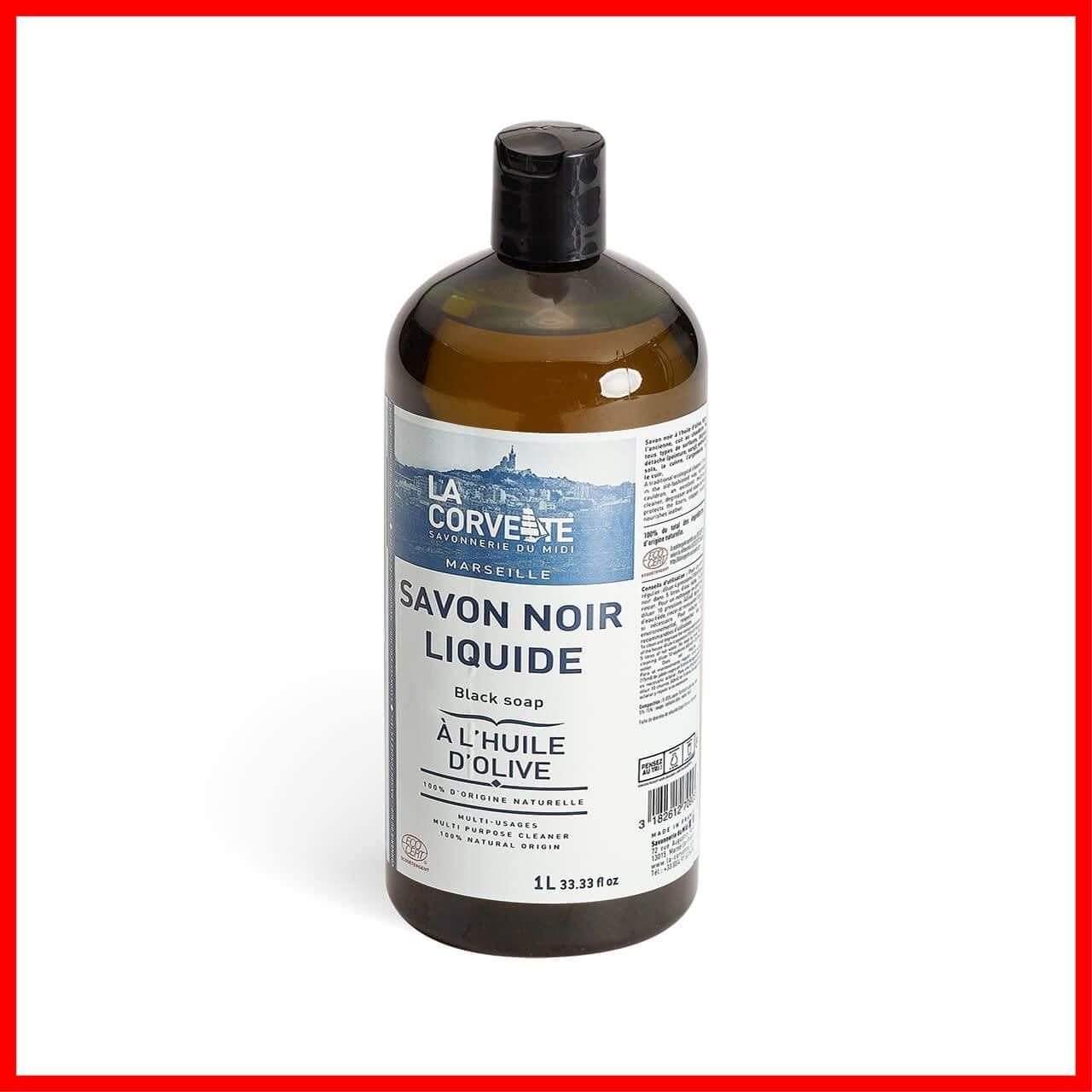 商品 1L ブラックソープ ナチュラル サボンノワール エコロジー Corvette ラ コルベット 住居用マルチクリーナー La