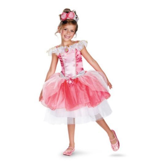 オーロラ姫ドレス プレステージ 女の子用（XS/M）【 コスプレ 衣装 ハロウィン 仮装 コスチューム 子供 アニメ キッズ ディズニープリンセス グッズ ドレス ステージ  正規ライセンス品 眠れ