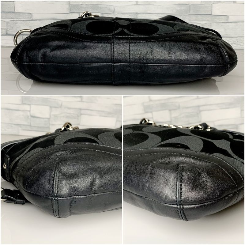 極美品✨】COACH コーチ ショルダーバッグ シグネチャー
