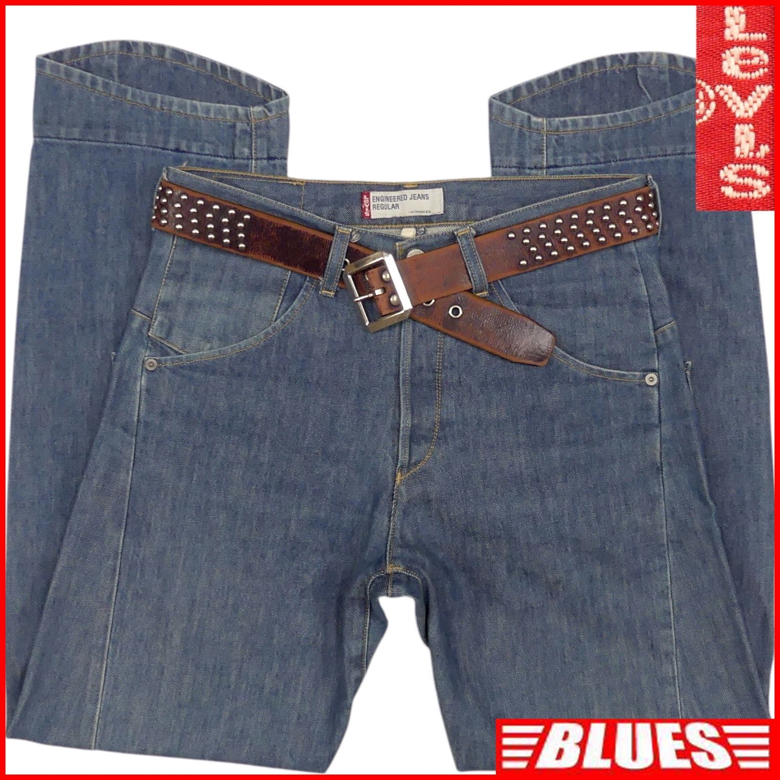 リーバイス W31 エンジニアード ジーンズ ジーパン デニム 古着 メンズ