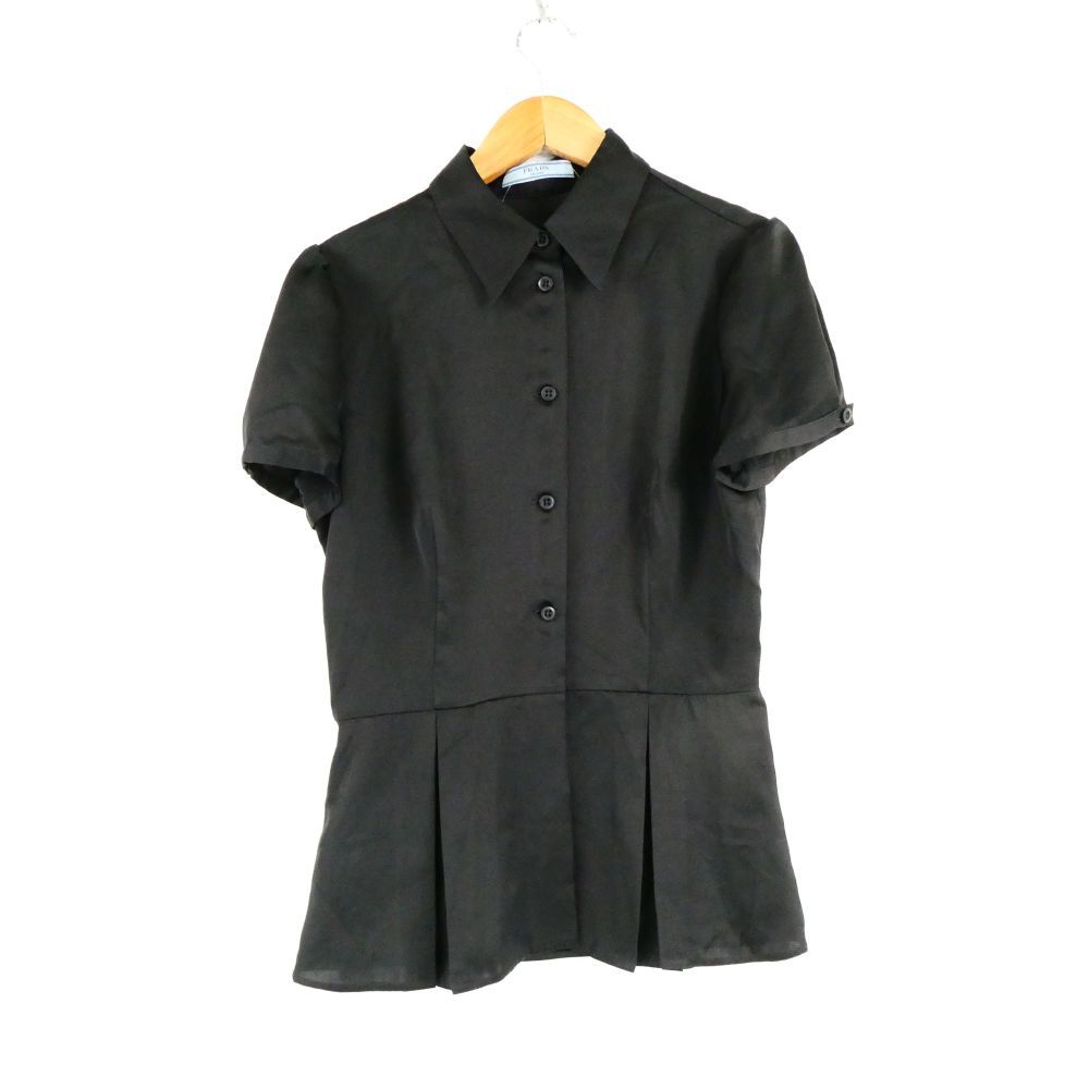 PRADA プラダ シャツブラウス 38 165/76A ポリエステル100
