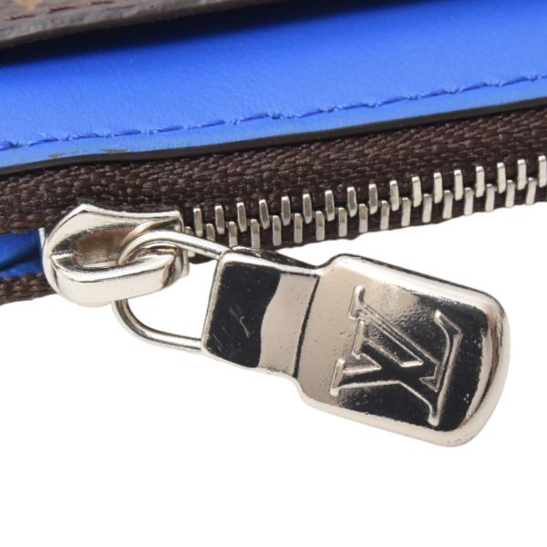 ルイ・ヴィトン ケース カードホルダー ネイビー　メンズ ルイヴィトン 財布 メンズ コインカードホルダー カラーマニア