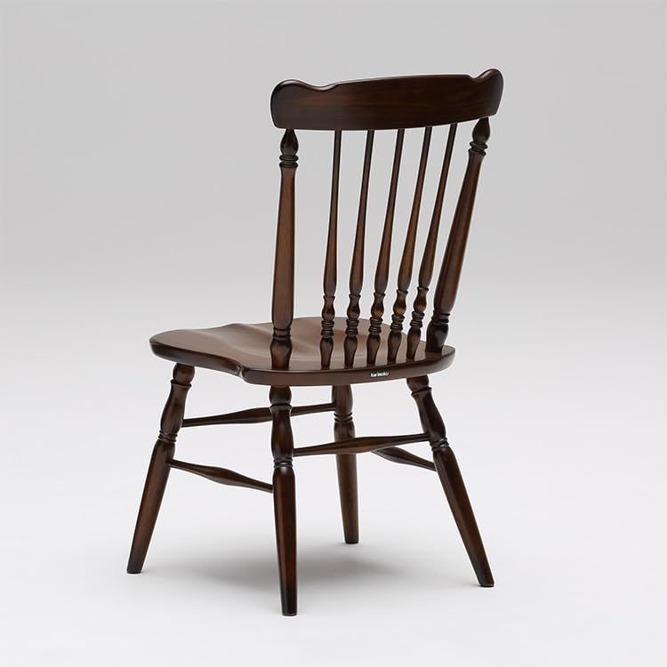 大 ダイニングチェア カリモク 食堂椅子 板座 肘なし セミハイバック コンパクト 読書用椅子 カントリースタイル 民芸調 コロニアル karimoku CC2335NKK MARWIL-DEMENAGEMENTS_CH