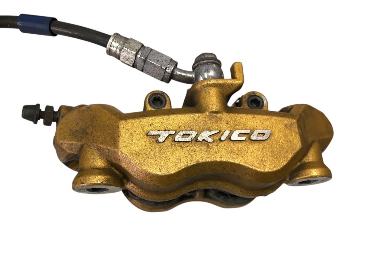 Ninja ZX-10R ZXT00C 03-04 C型 フロントブレーキ キャリパー マスター セット メッシュホース付 ＯＨにも 2759-M6149