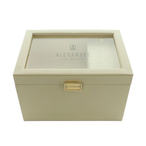 アレクサンドルドゥパリ Alexandre De Paris 50周年 アクセサリーBOX ボックス ジュエリーボックス アイボリー |MI OS