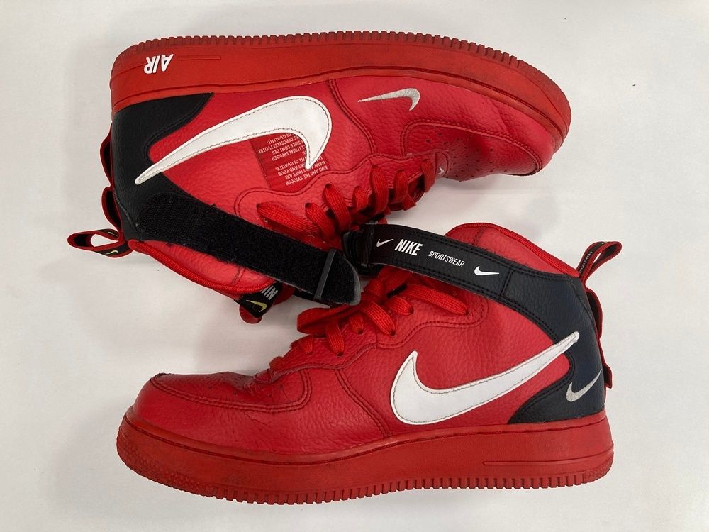ナイキ NIKE Air Force 1 Mid Utility University Red ナイキ エア 