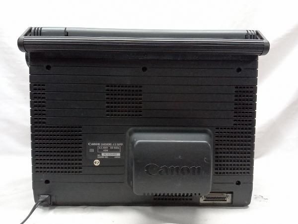 ジャンク】 Canon キャノン CanoWord α5 SUPER キャノワードアルファ5スーパー ワープロ ブラウン管 モノクロ - メルカリ